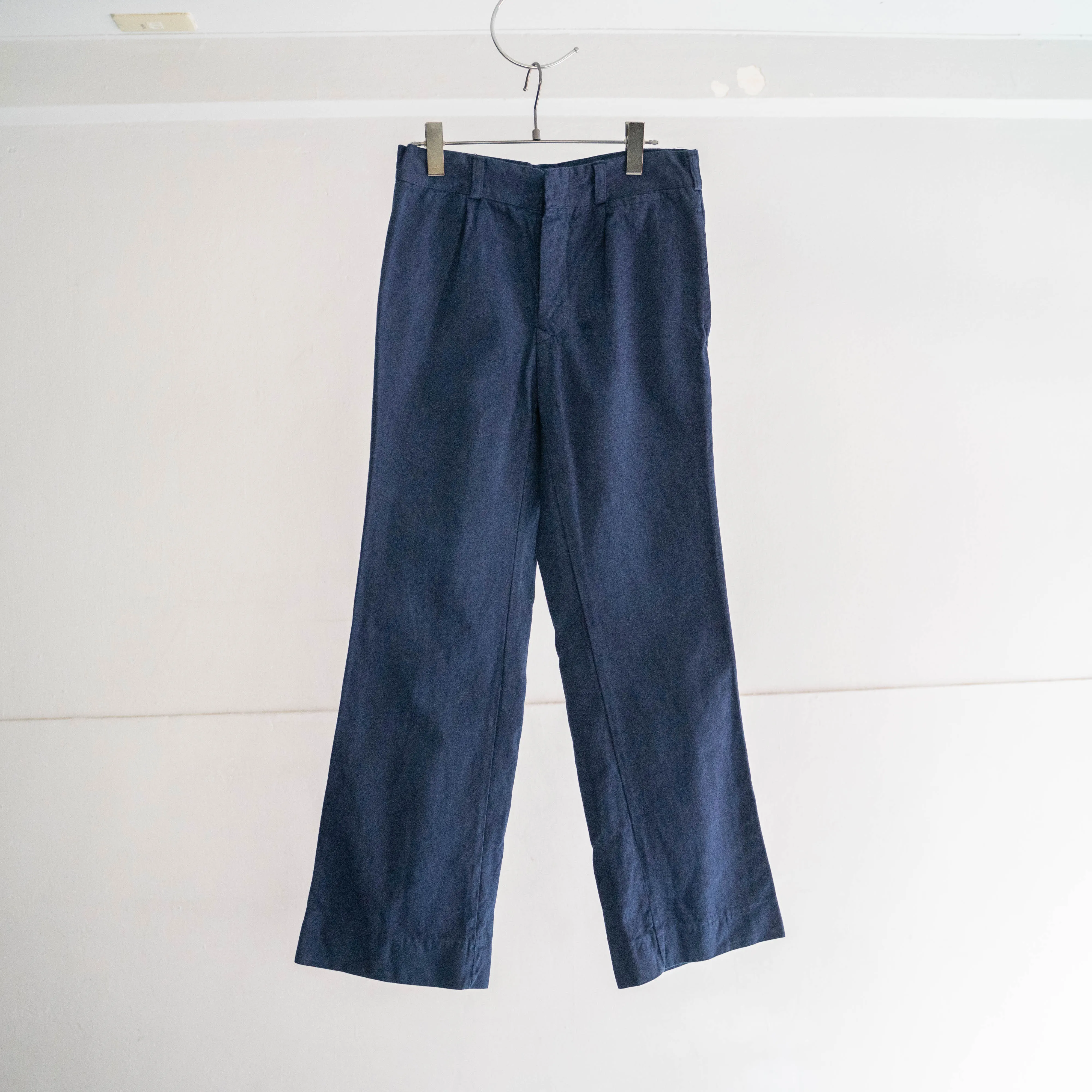 1980-90s Italian military over dyed navy chino pants