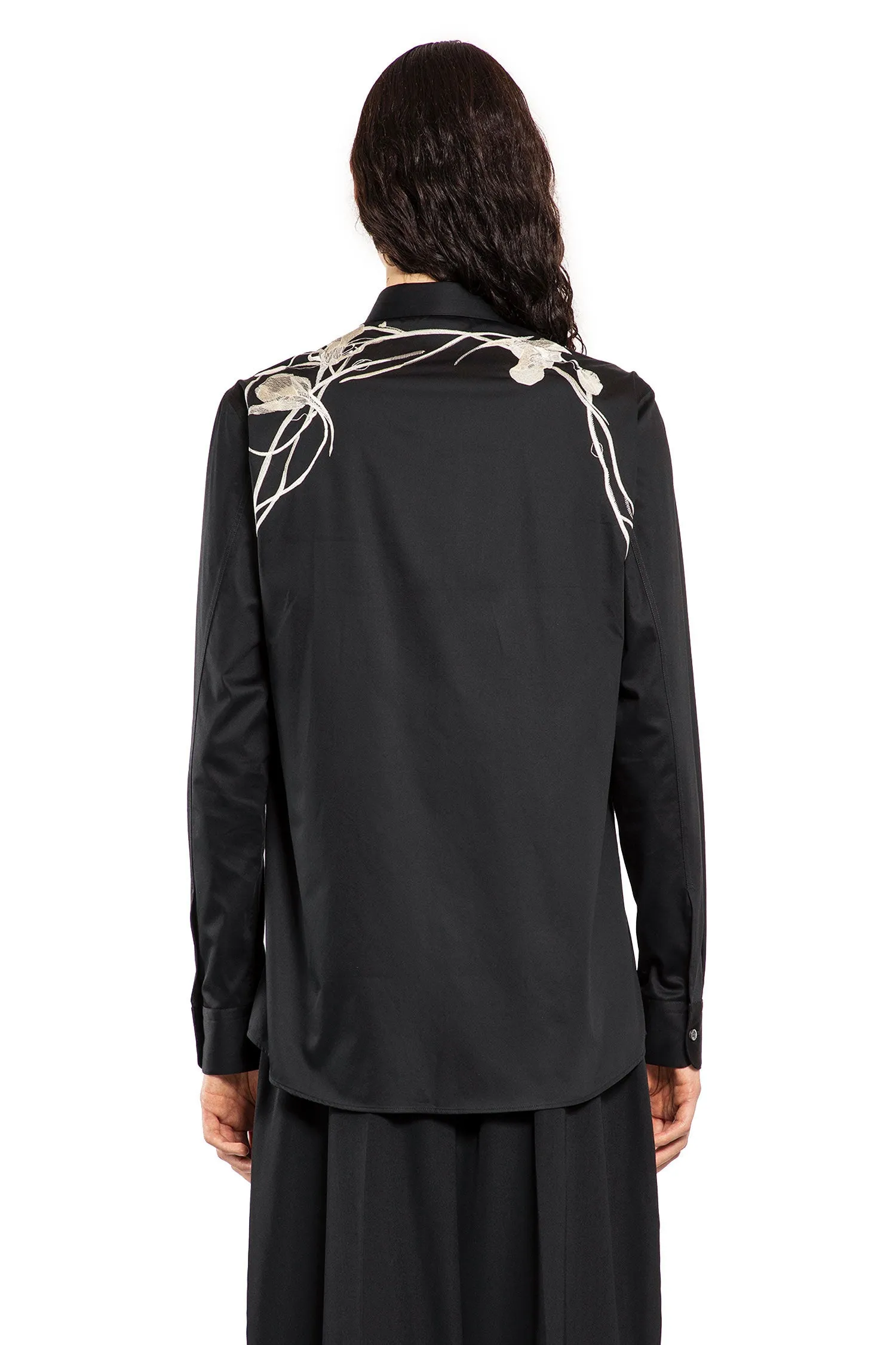 ALEXANDER MCQUEEN MAN BLACK SHIRTS