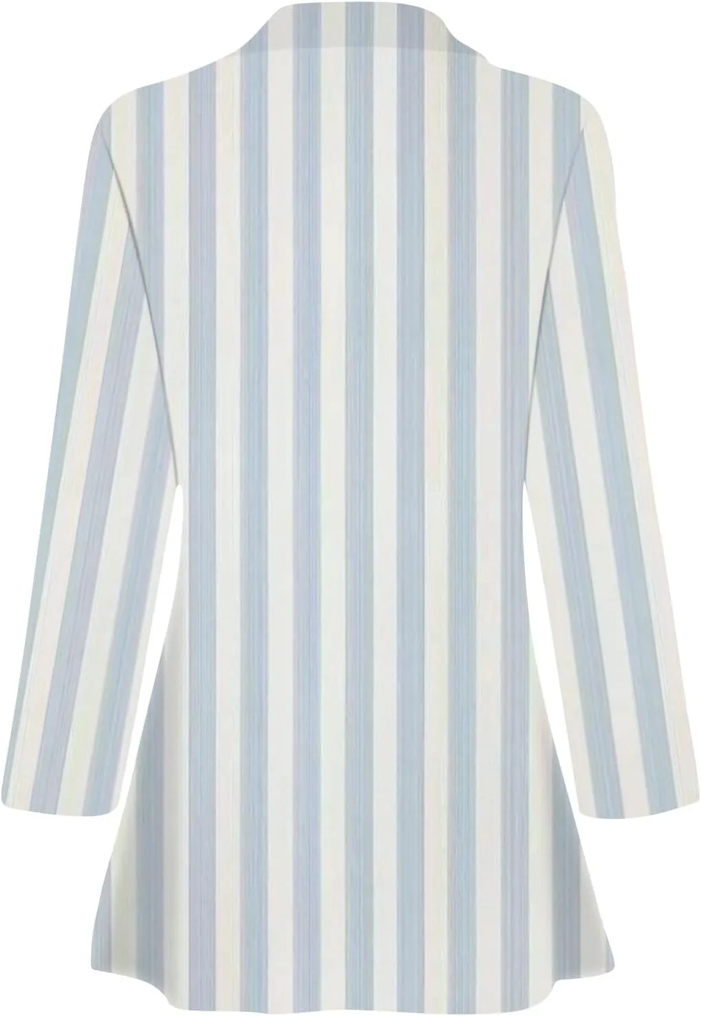 Blazers For Women Business Casual,2024 Fall Trendy Black And White Striped Blazer Lapel Open Front Cardigan Jacket