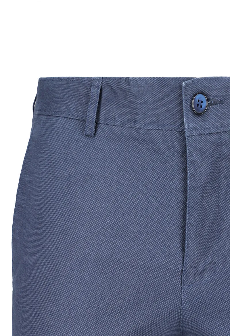 Blue cotton chino - NPBWFTRS-23