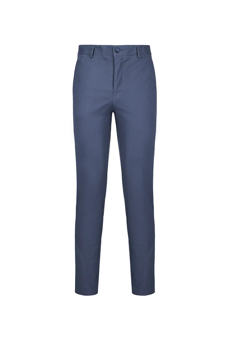 Blue cotton chino - NPBWFTRS-23