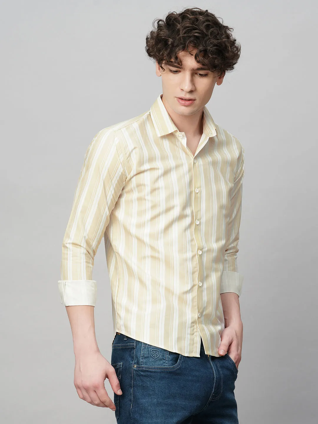 Exotic Striped Men's Shirt