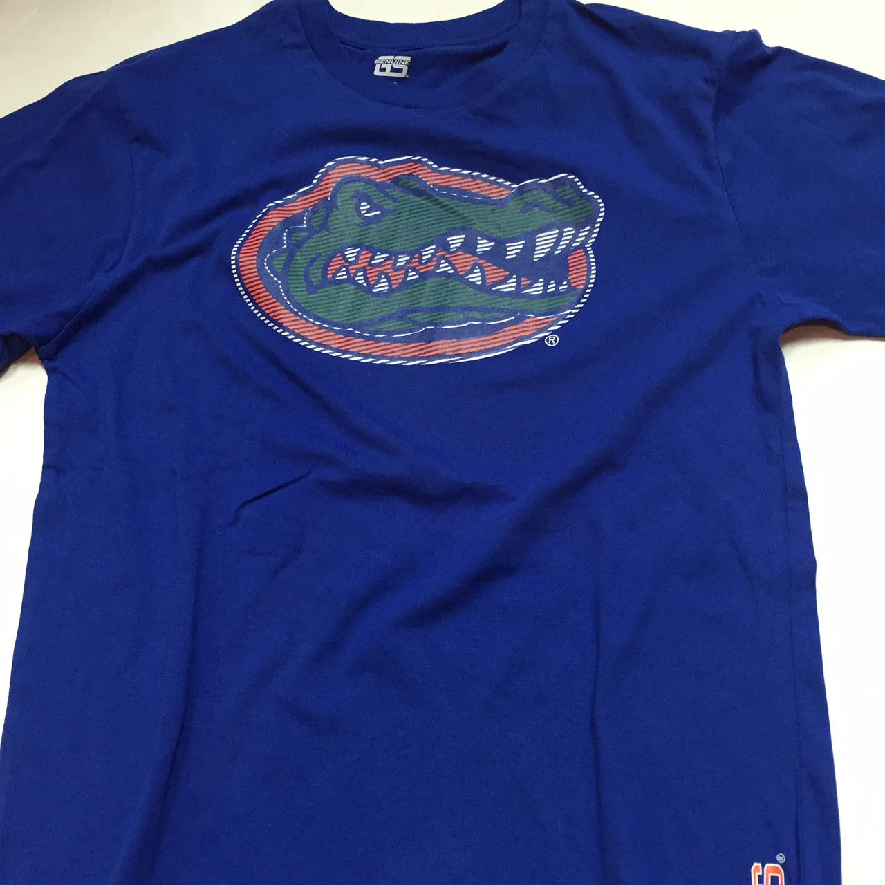 Florida Gators Adult Genuine Stuff Logo Striped Shirt