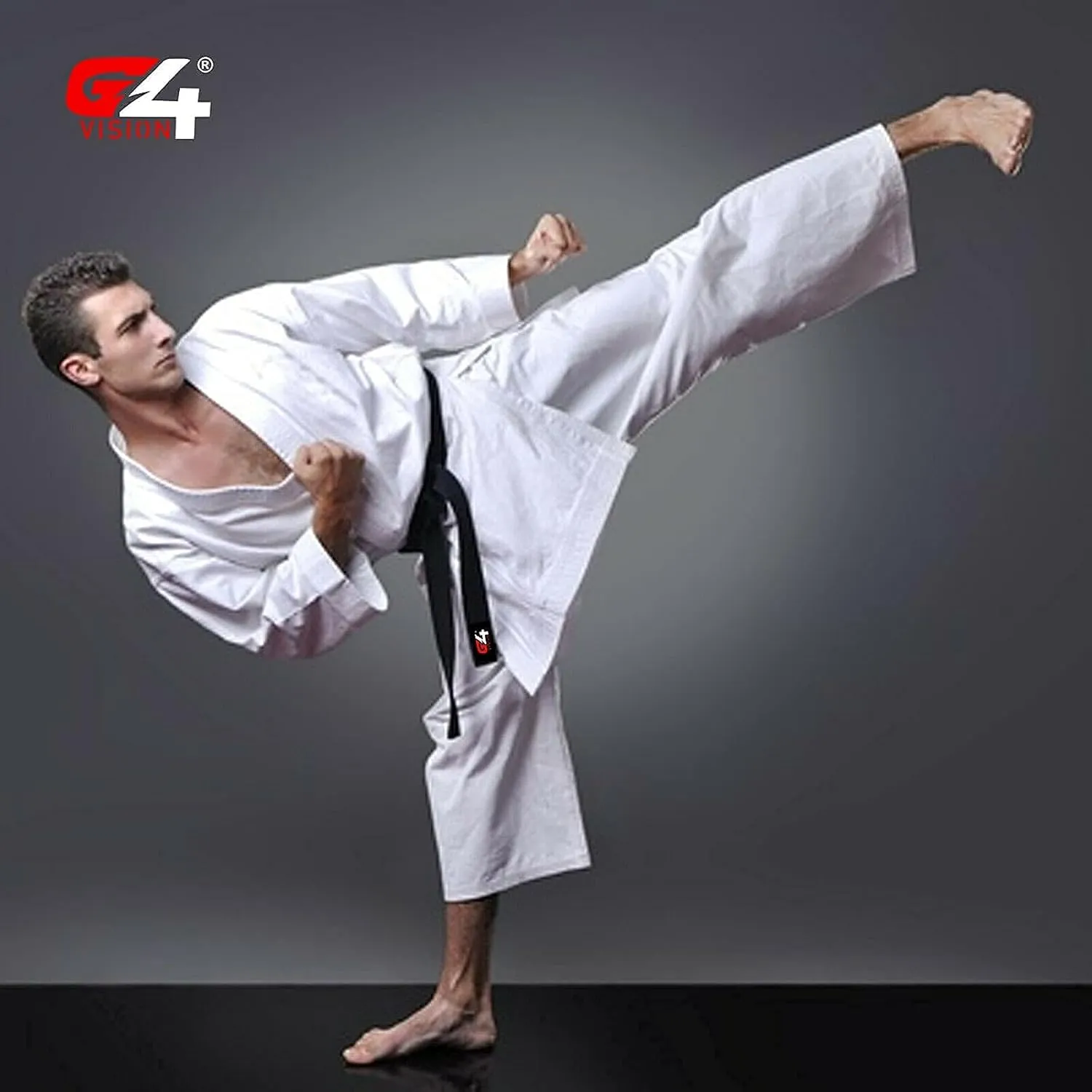 G4 VISION Karate Trousers Martial Arts Karate Pants Student Cotton GI Aikido Kids Pant Kung Fu Adults Kimono Trousers