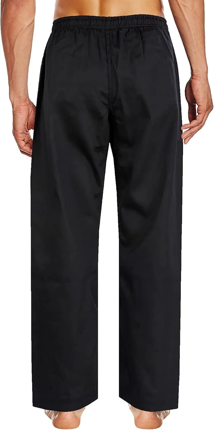 G4 VISION Karate Trousers Martial Arts Karate Pants Student Cotton GI Aikido Kids Pant Kung Fu Adults Kimono Trousers