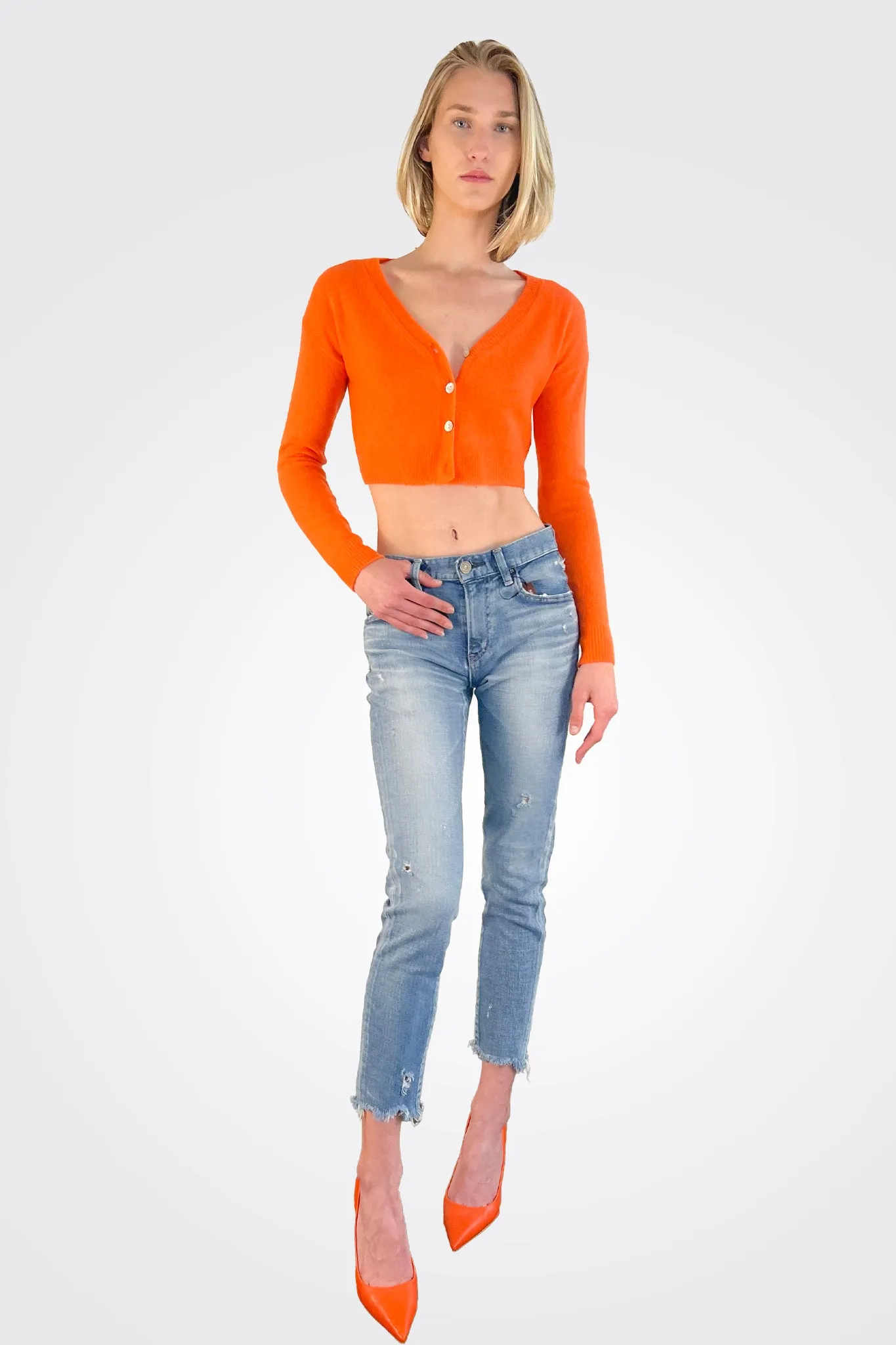Gigi Cardigan - Papaya