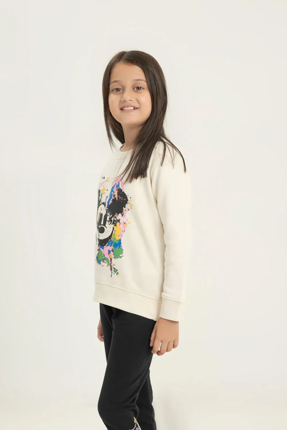 Girls Graphic Sweat Shirt