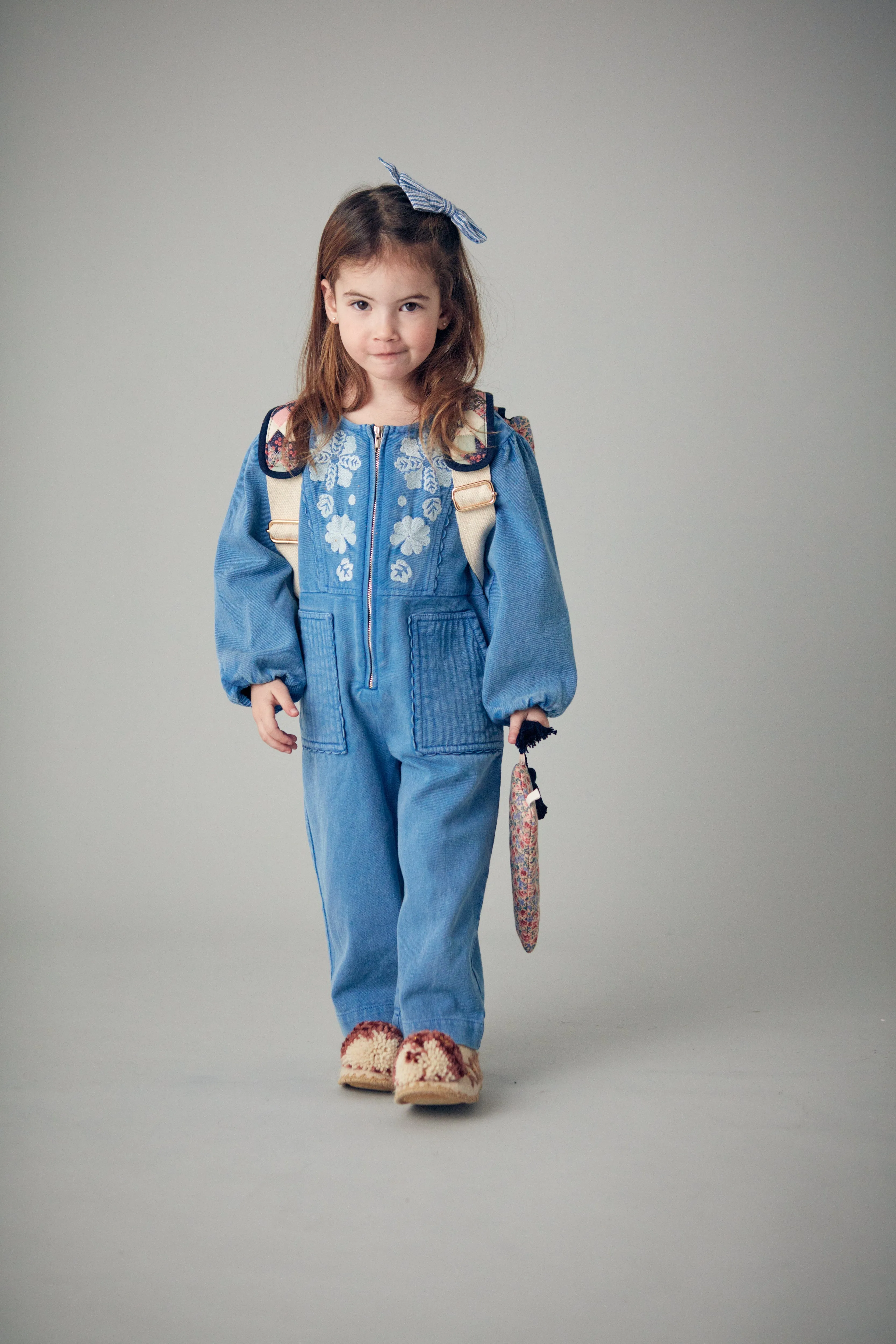 Louise Misha Luxie Overalls - Stone Blue