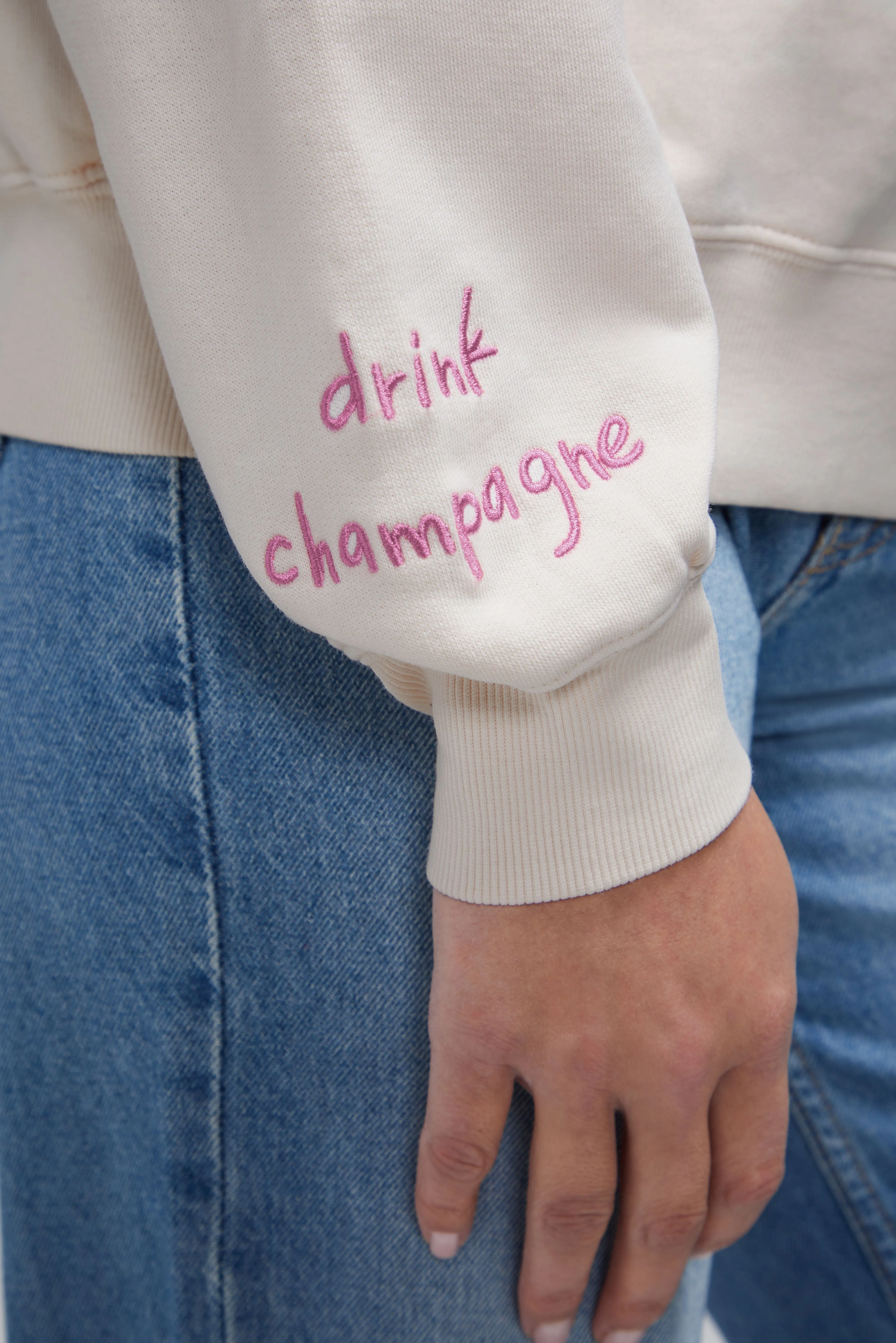 Love Stay In Cody Sweatshirt | Heavenly Pink