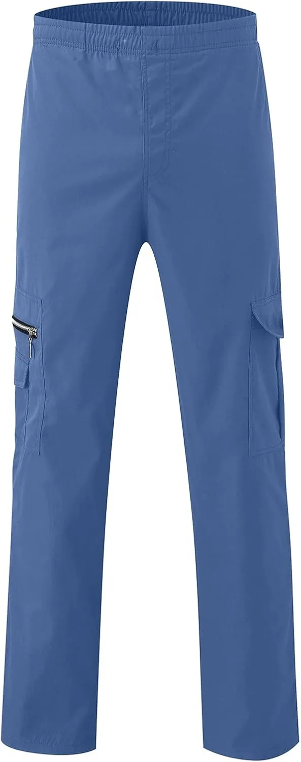 Mens Sweatpants with Pockets Big and Tall Cotton Legging Pants Sweatpants for Men Heavyweight Cargo Casual Sweatpants