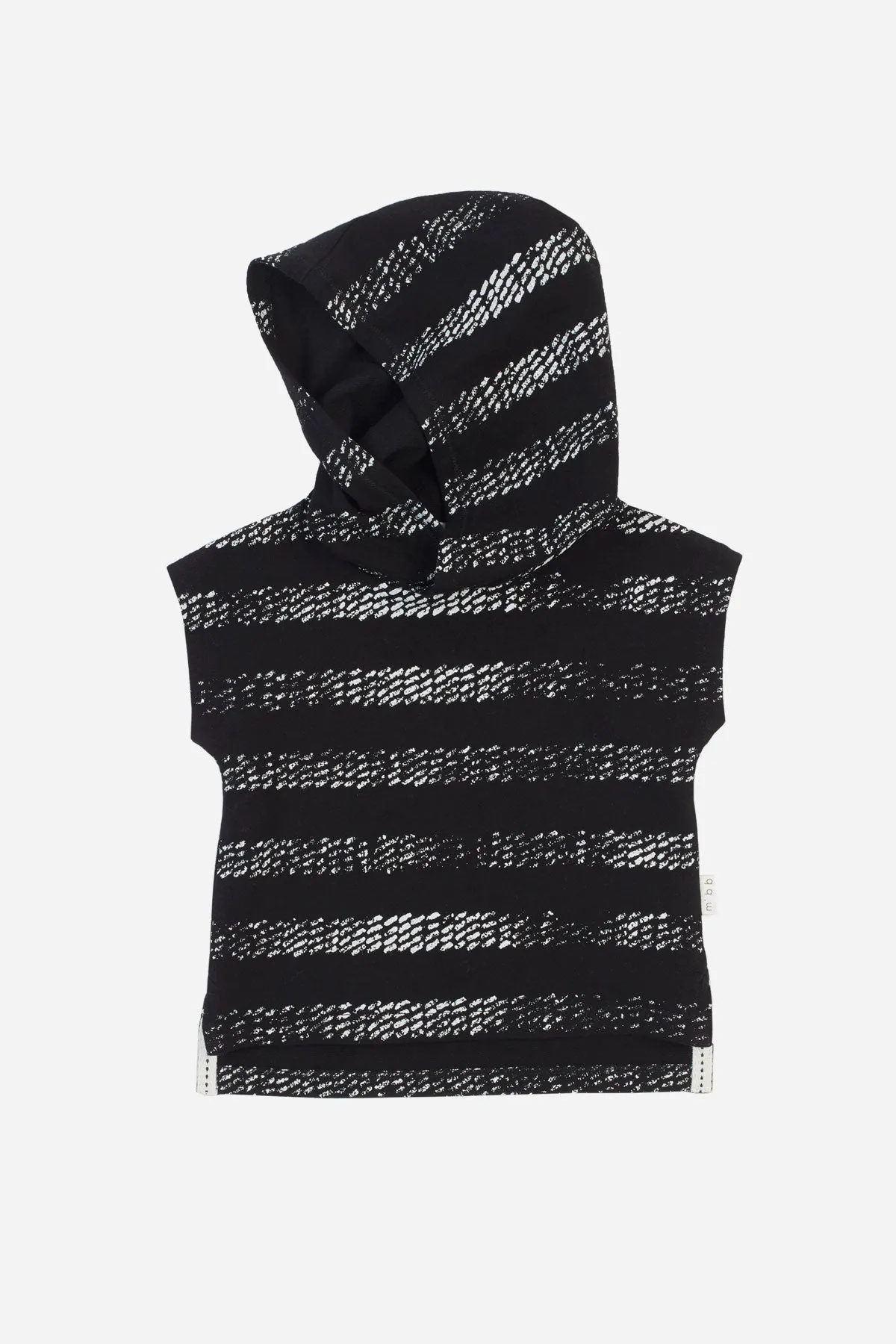 Miles Baby Marks Sleeveless Baby Hoodie