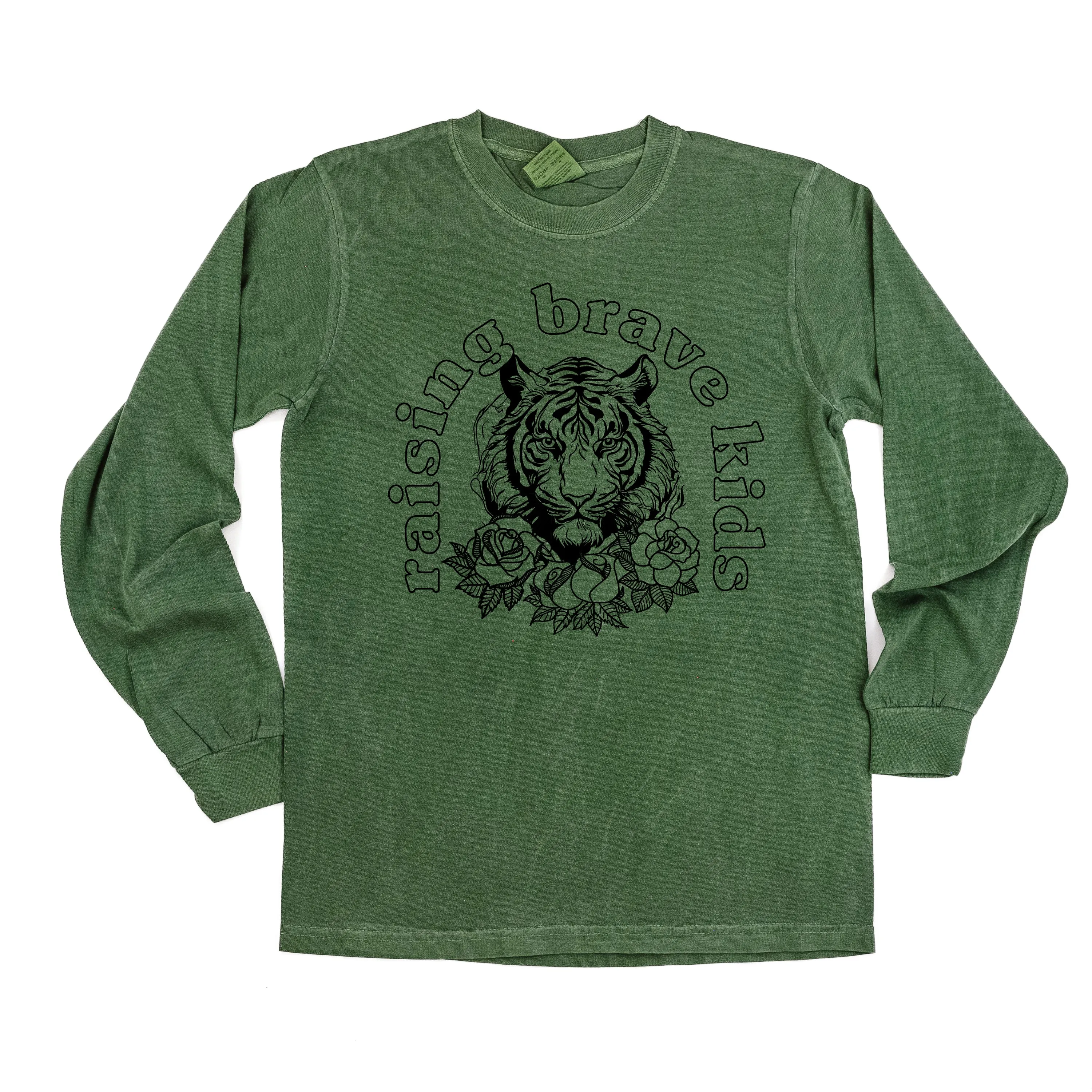 Raising Brave Kids (Plural) - LONG SLEEVE COMFORT COLORS TEE