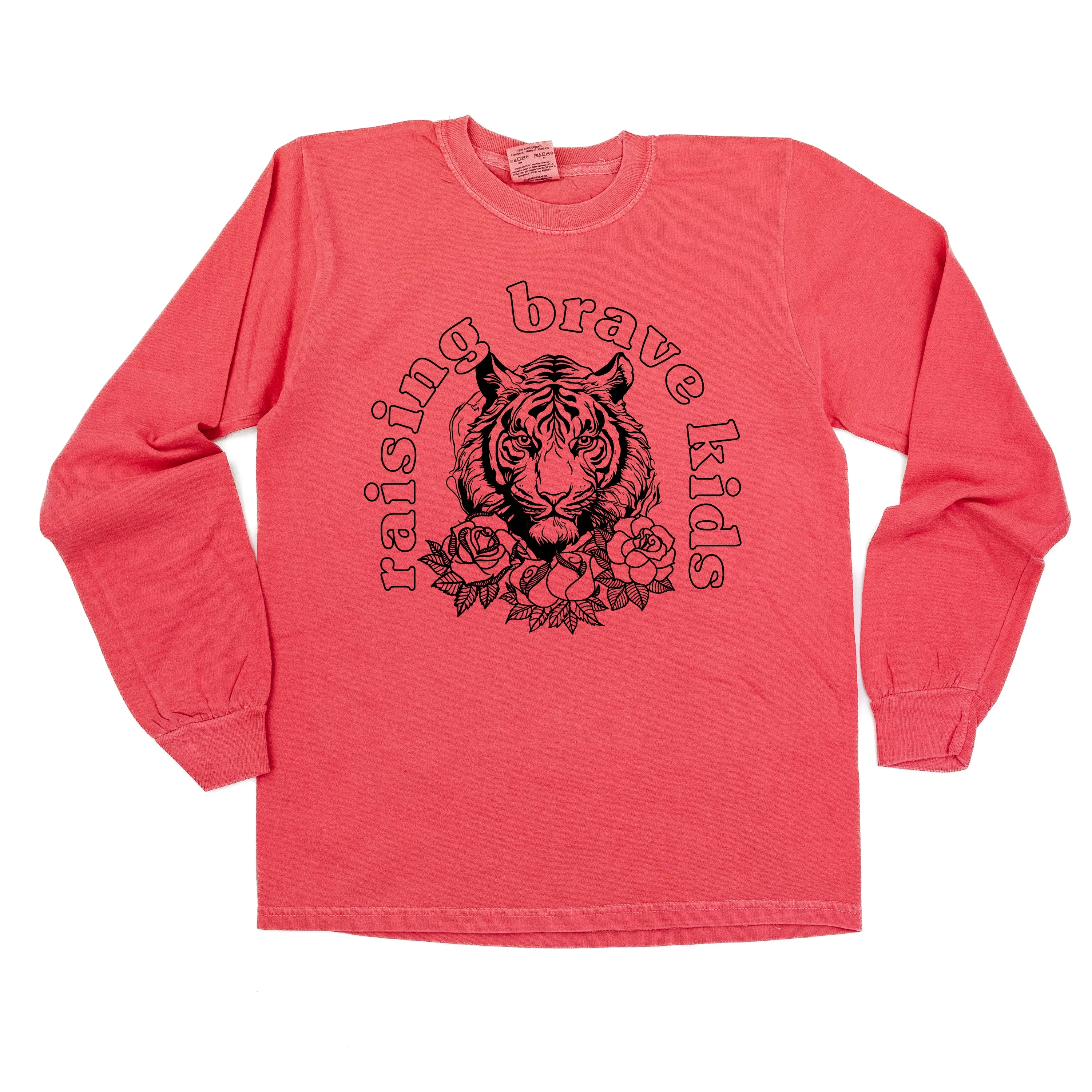 Raising Brave Kids (Plural) - LONG SLEEVE COMFORT COLORS TEE