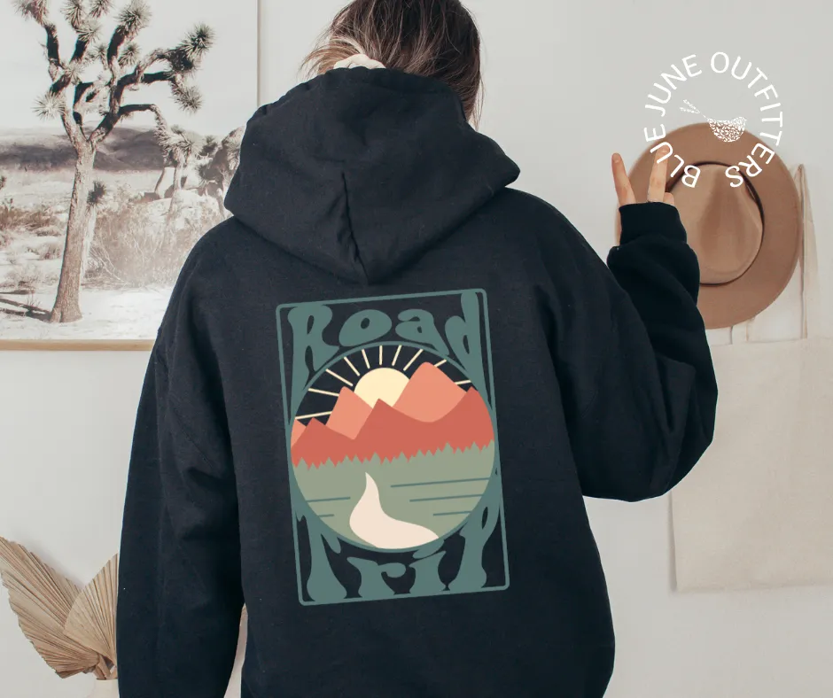 Road Trip Mountains Hoodie