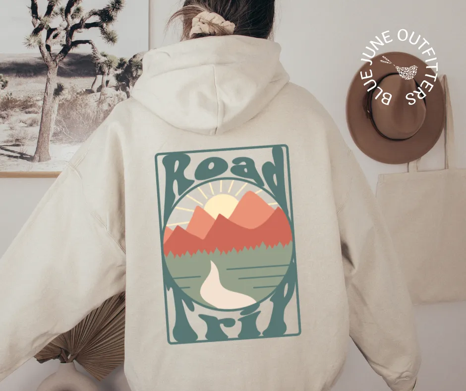 Road Trip Mountains Hoodie