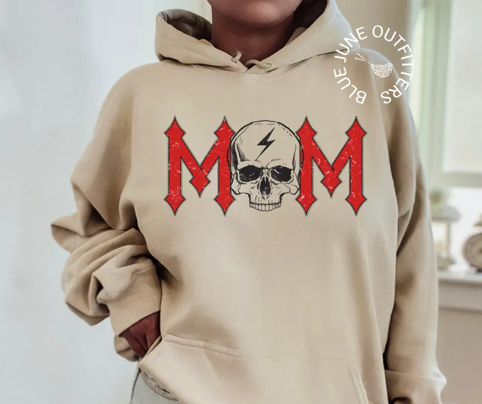 Rock n' Roll Mom | Skull Hoodie