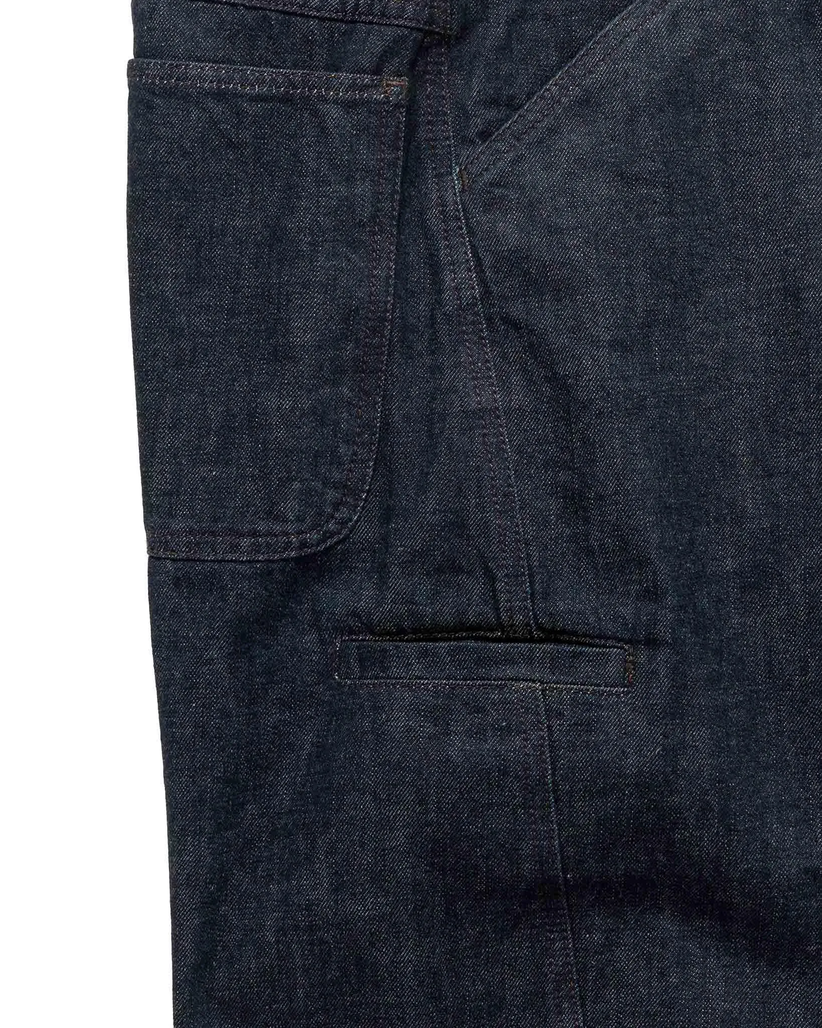 Twisted Workwear Pants Denim Indigo