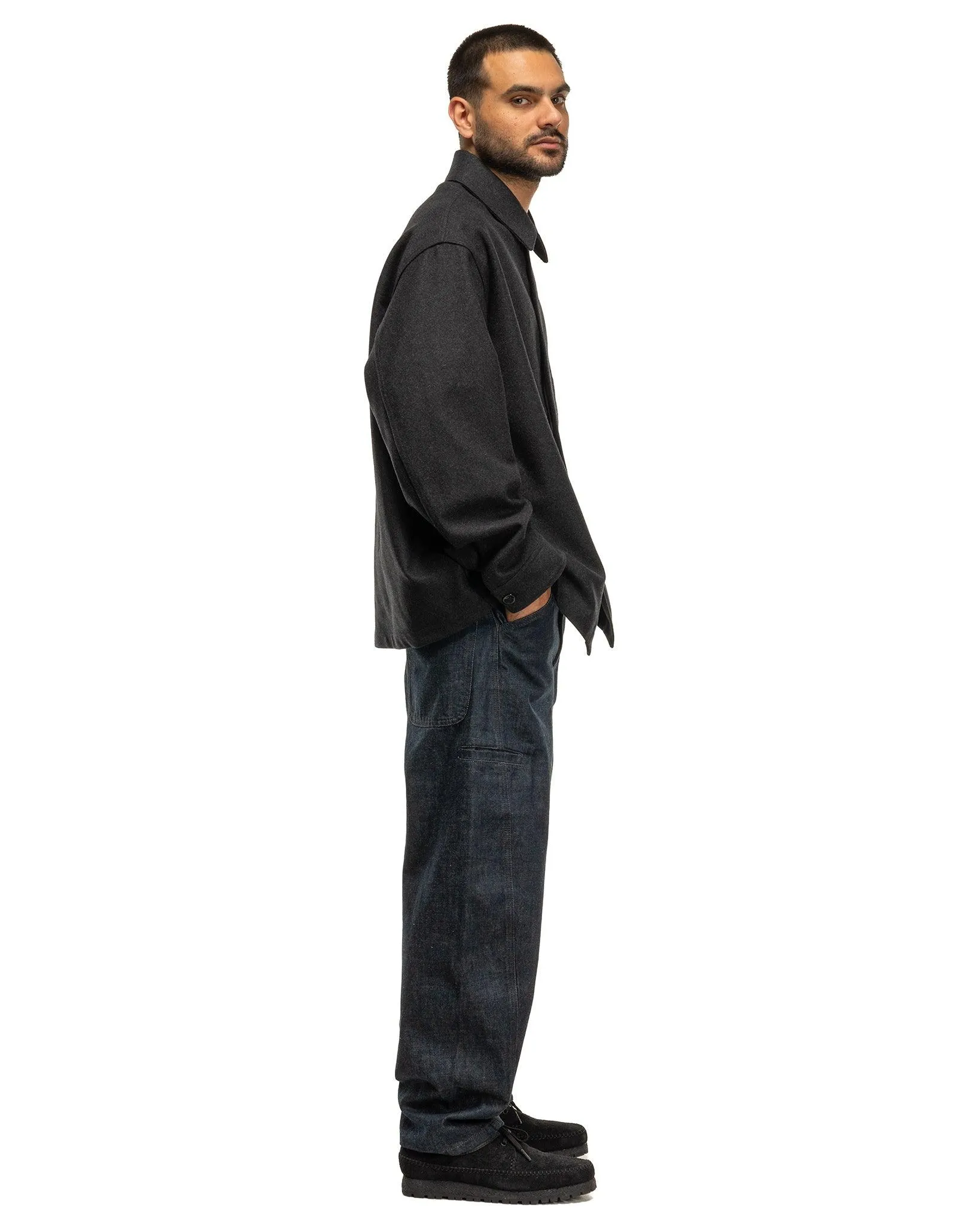 Twisted Workwear Pants Denim Indigo