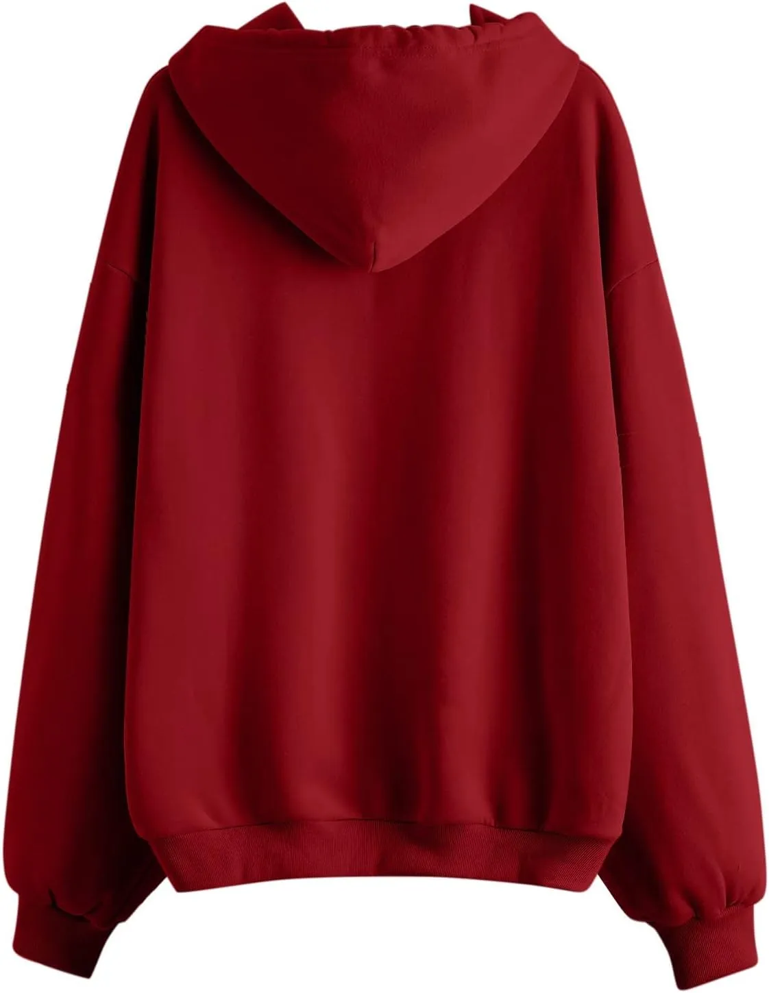 Zip Up Hoodies for Women Oversized Long Sleeve Sweatshirts Casual Y2K Fashion Jackets with Pockets 2024 Fall